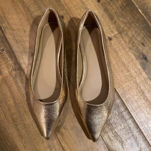 Gold ASOS Flat